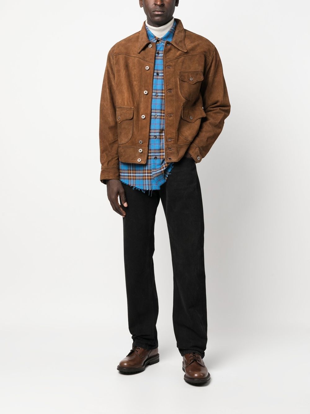 suede shirt jacket - 2