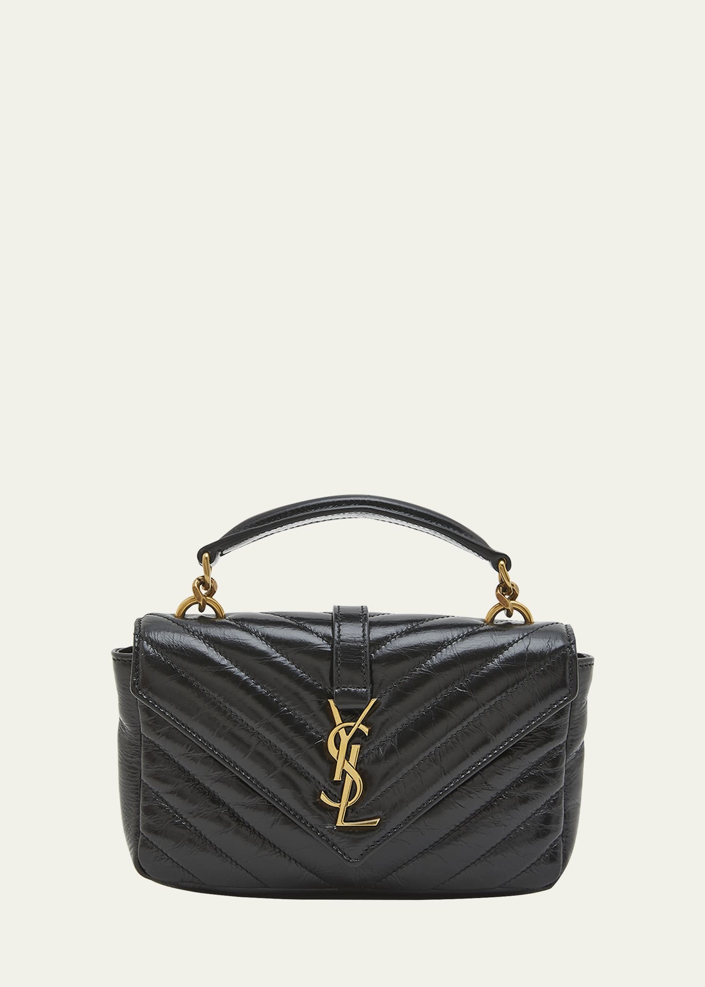 College Mini YSL Quilted Crossbody Bag - 1