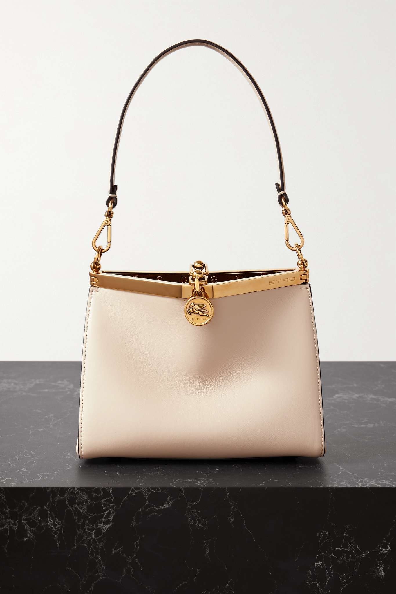 Vela small leather shoulder bag - 1