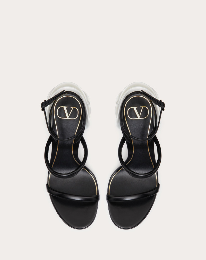 ROSEROUCHE SANDAL 1959 IN CALFSKIN 100MM 4