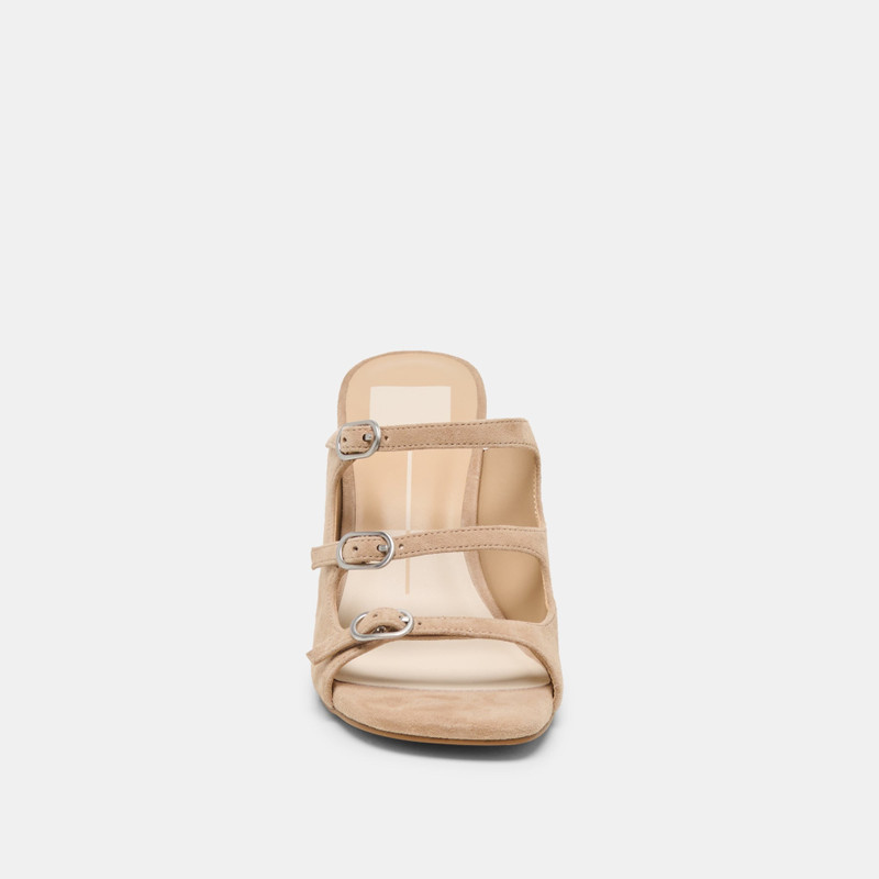 NEKO HEELS CAMEL SUEDE 8