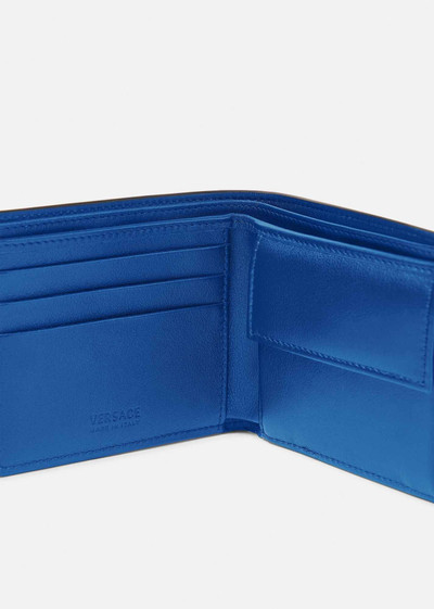 VERSACE Greca Leather Bifold Wallet outlook