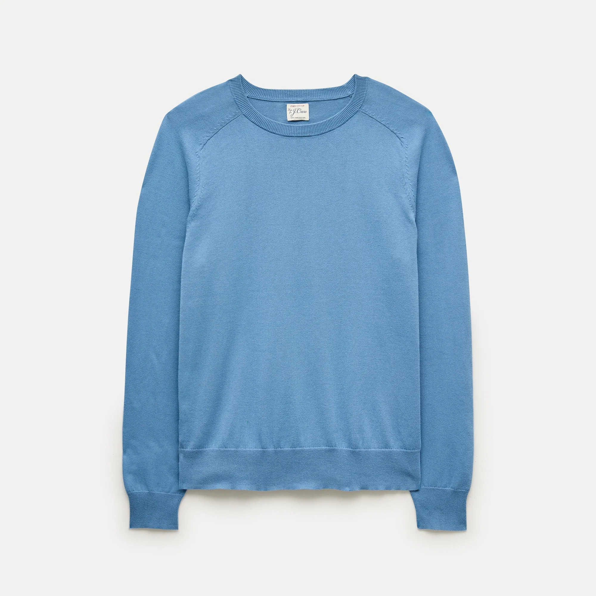 Pima cotton crewneck sweater - 1
