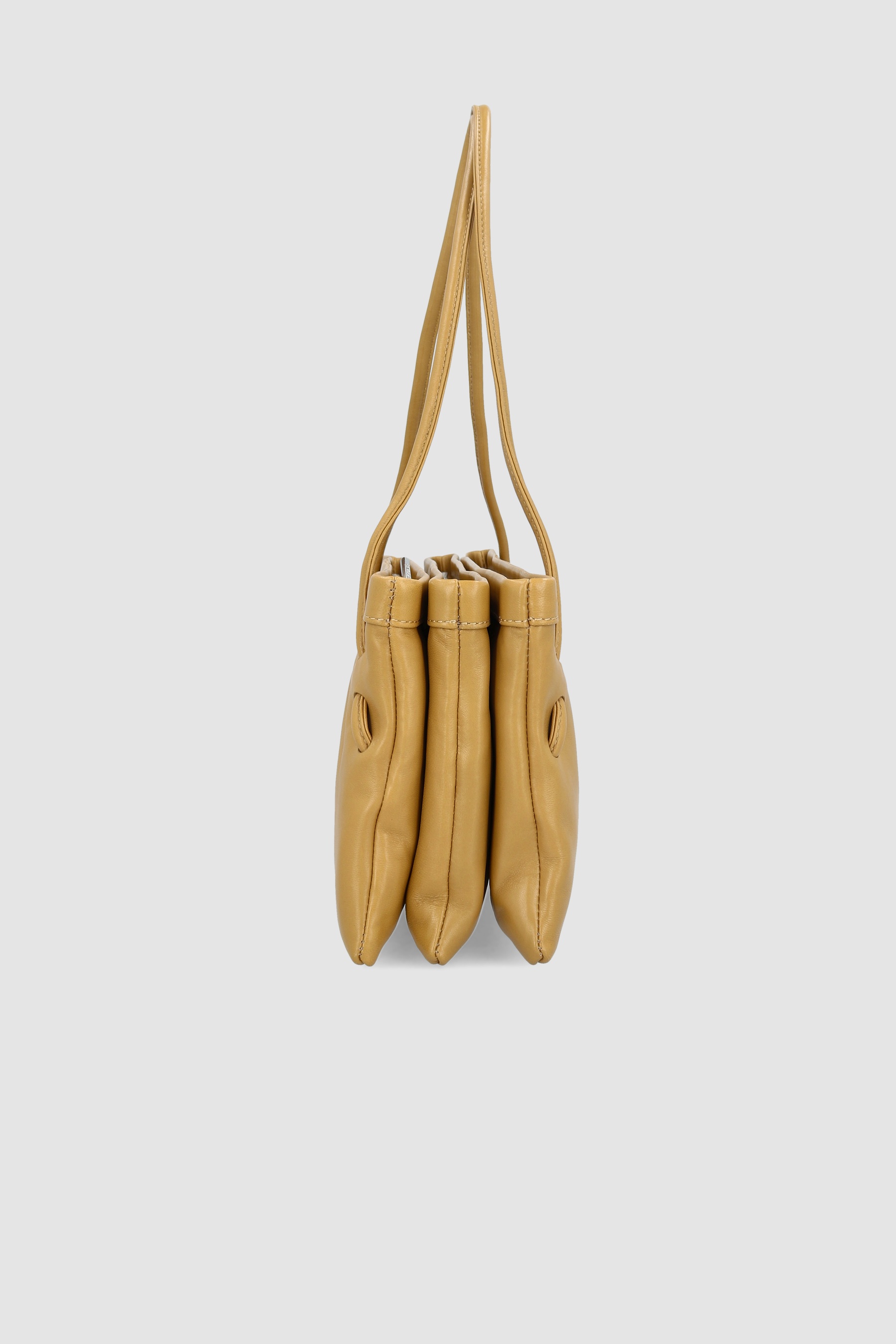 HANNAH CUMIN LAMB NAPPA LEATHER SHOULDER BAG - 4