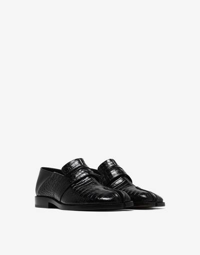 Maison Margiela Tabi croc-effect loafers outlook