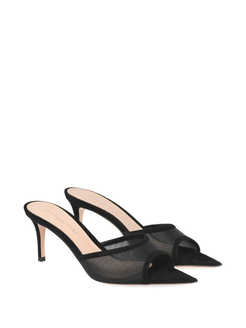 Gianvito Rossi 70mm Dorotea pointed-toe heeled mules outlook