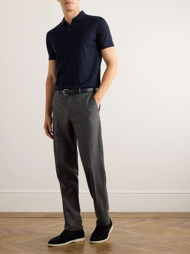 Loro Piana Wish® Wool Polo Shirt outlook