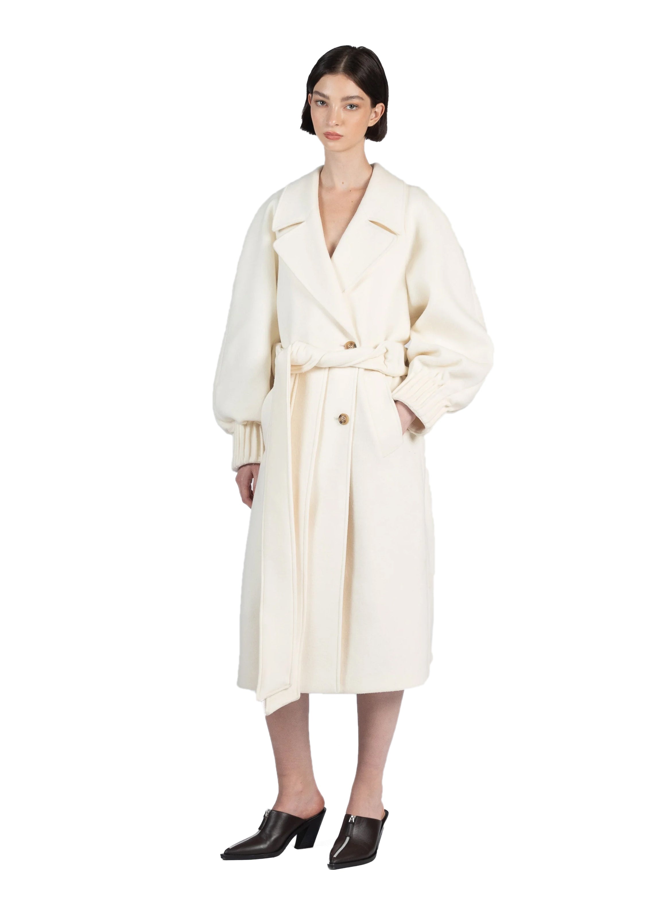 Chouchou Coat Off-White - 1