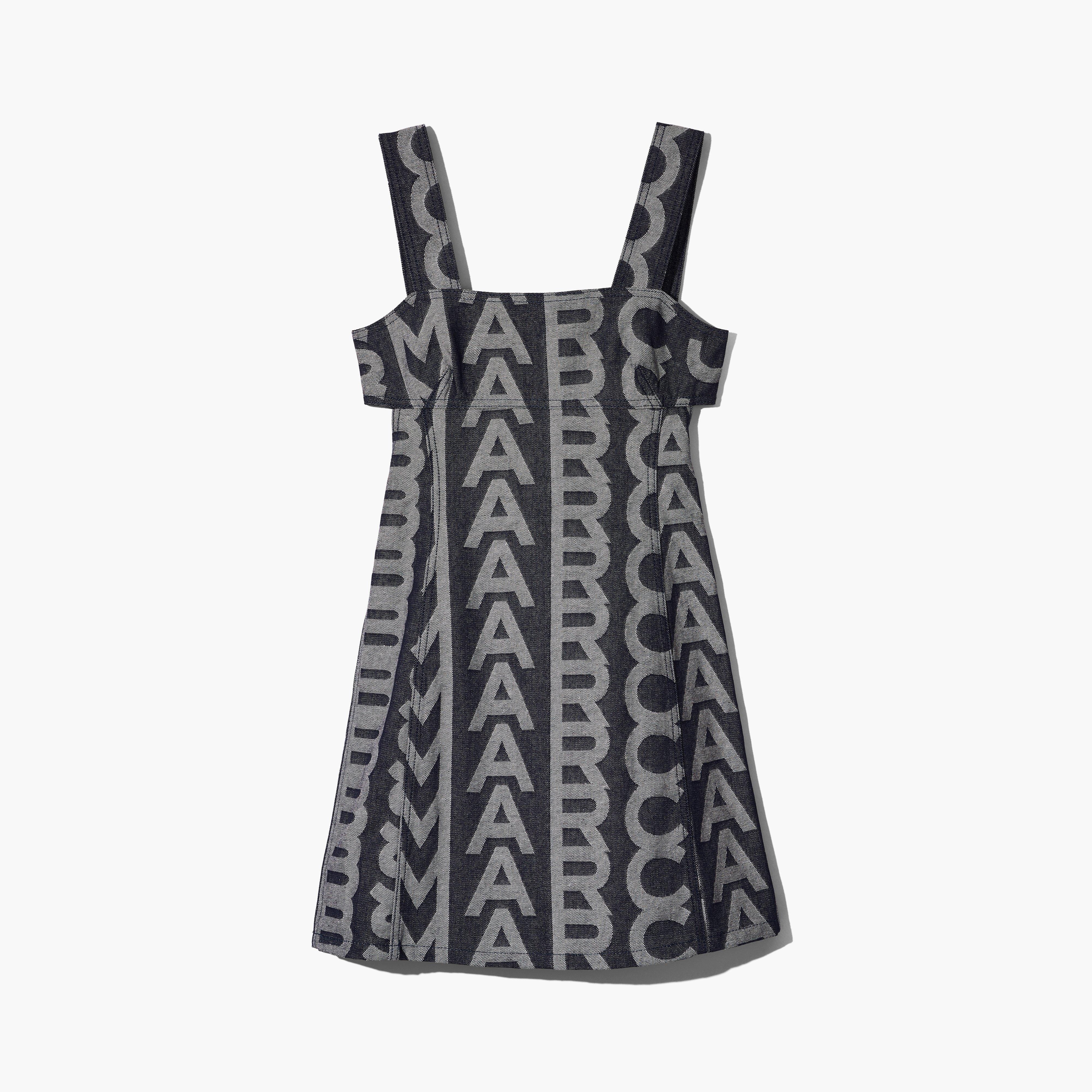 THE MONOGRAM DENIM CUTOUT DRESS - 1