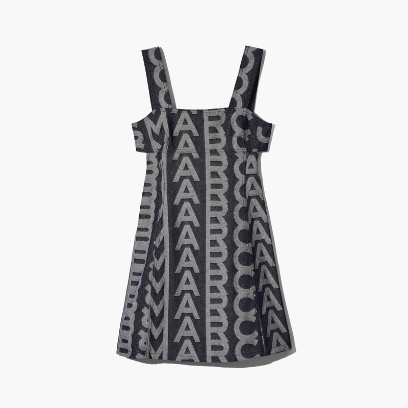 THE MONOGRAM DENIM CUTOUT DRESS 1