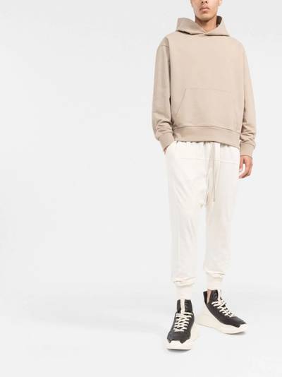 Rick Owens DRKSHDW drop crotch tapered track pants outlook