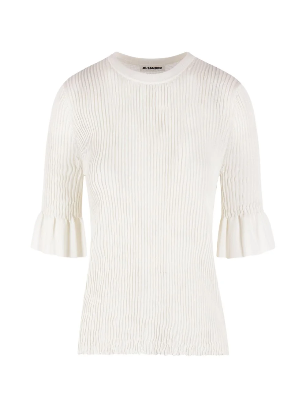 ruffled ribbed top - 1