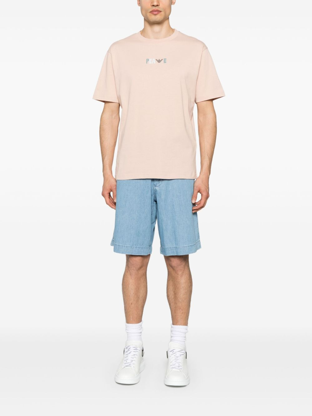 Organic Cotton Denim Bermuda Shorts - 3
