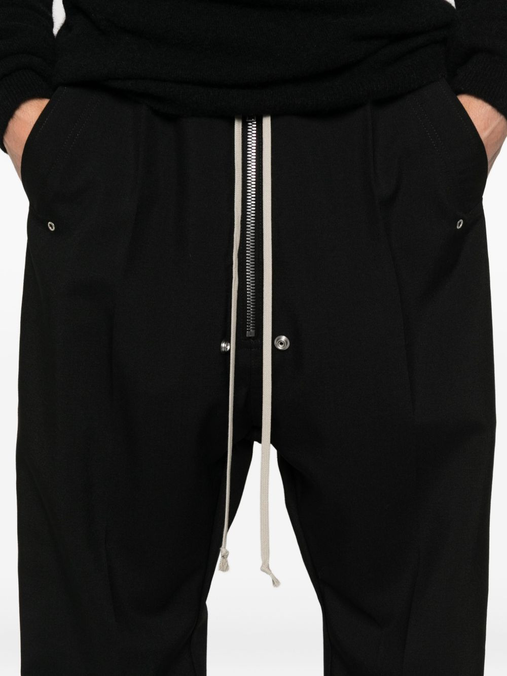 BELA drawstring button trousers - 5