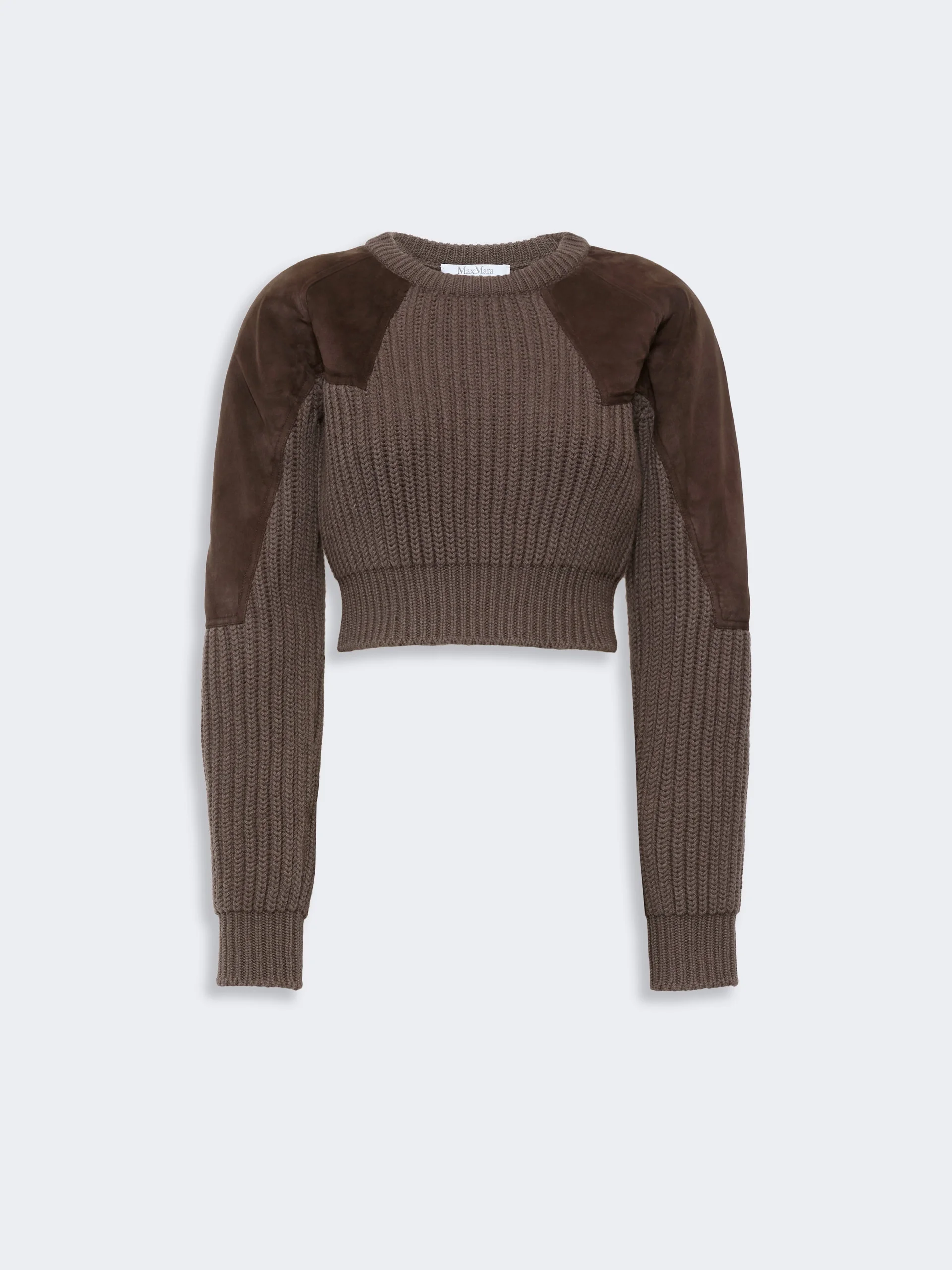 TROPICO Wool and cashmere ribbed jumper - MUD - 1