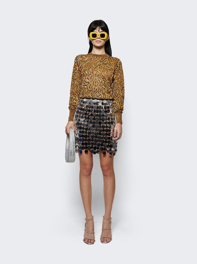 Paco Rabanne Leopard Print Pullover Brown outlook
