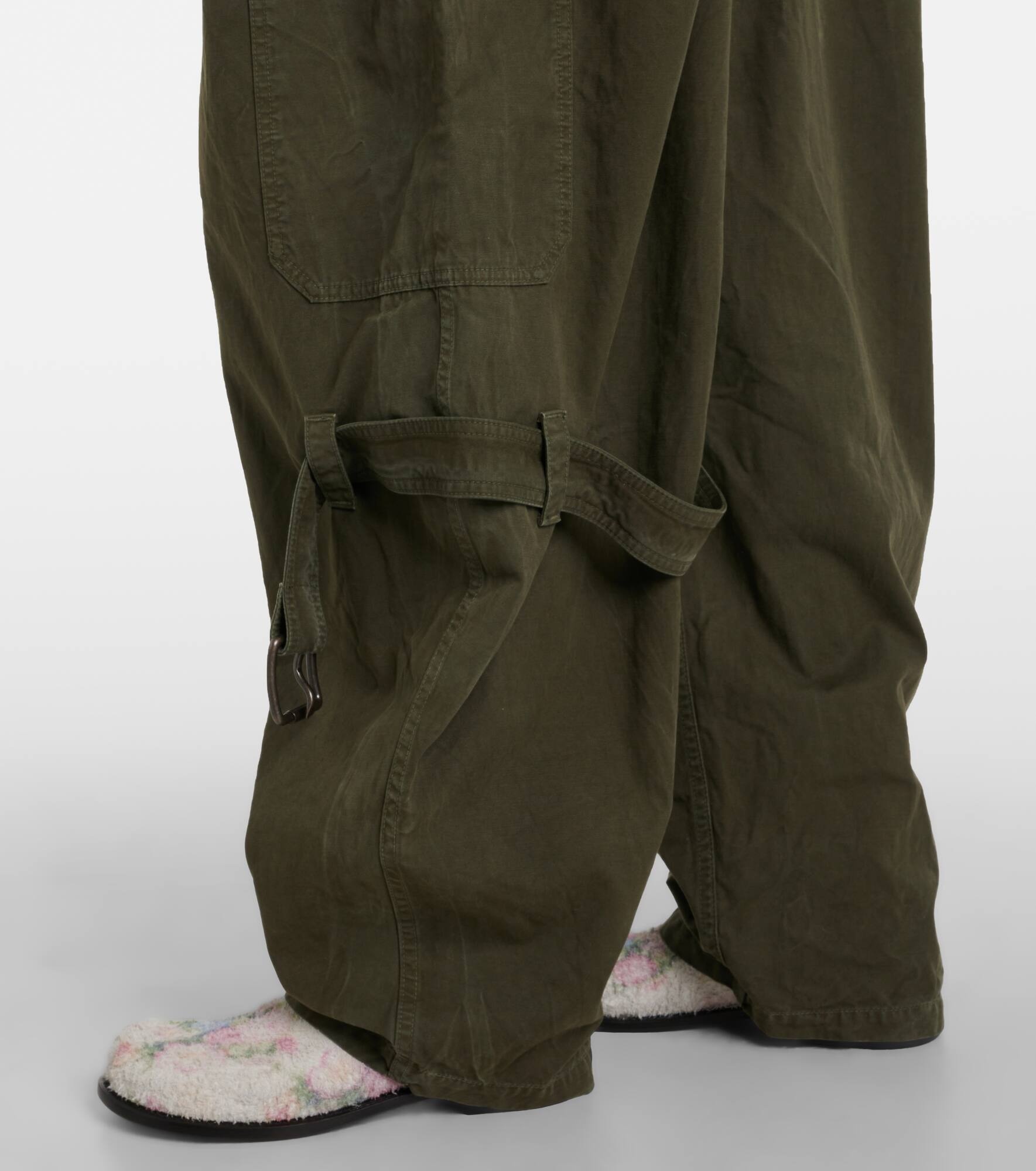 Cotton cargo pants - 5