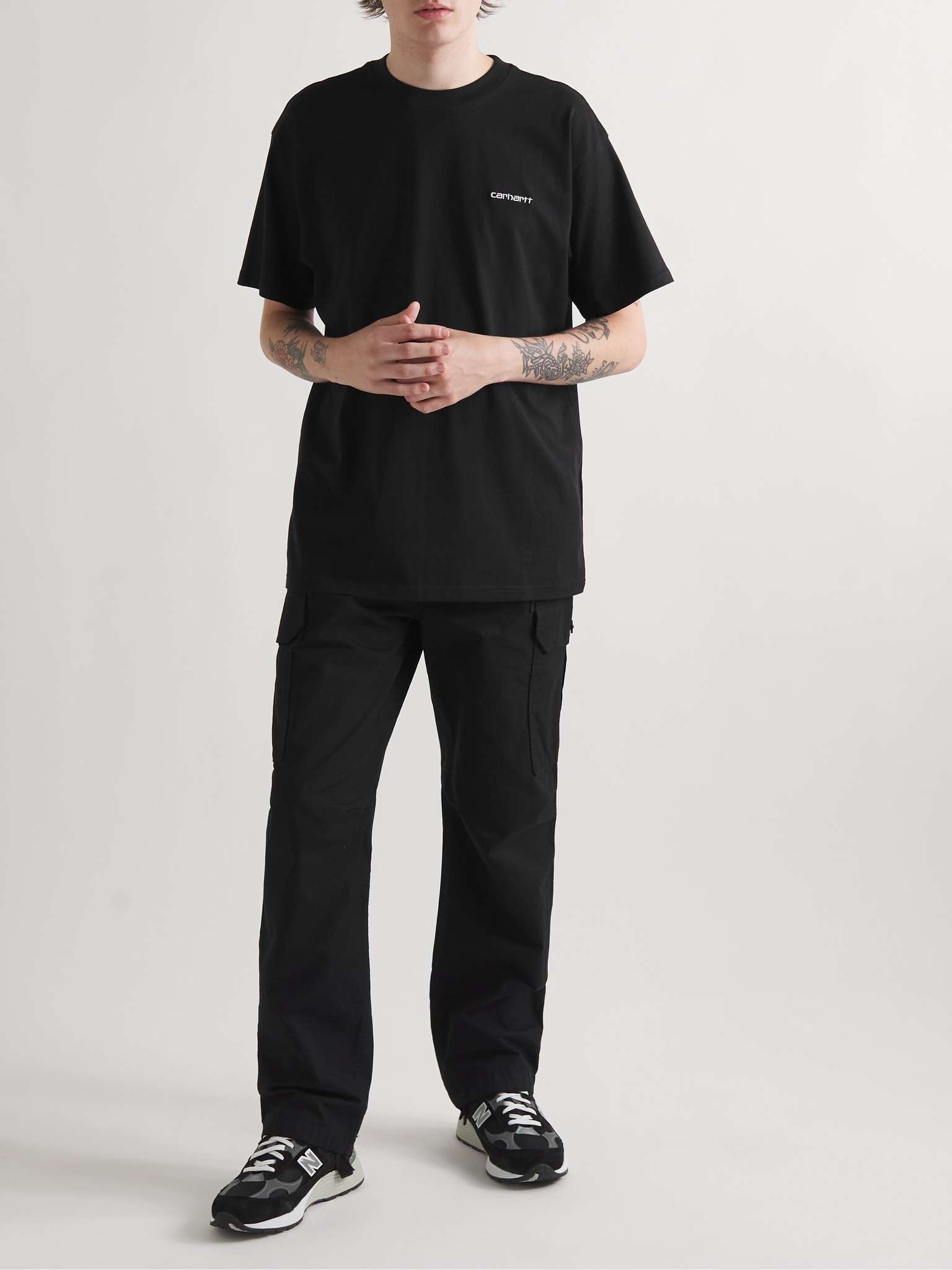 Script Logo-Embroidered Cotton-Jersey T-Shirt - 2