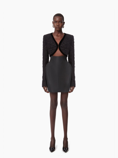 NINA RICCI TAFFETA HIGH-WAISTED MINI SKIRT outlook