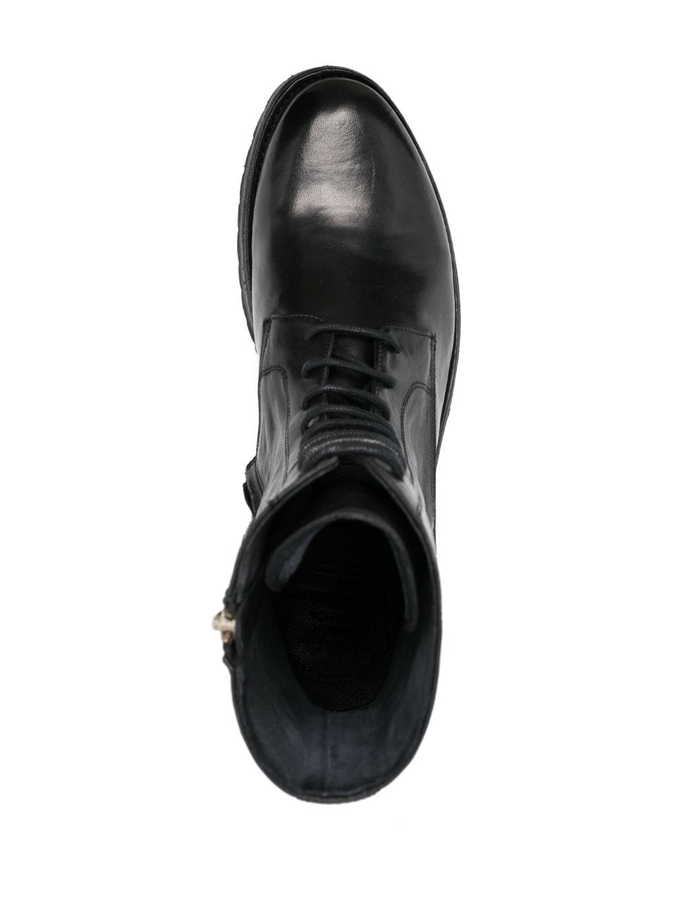 lace-up leather boots - 4