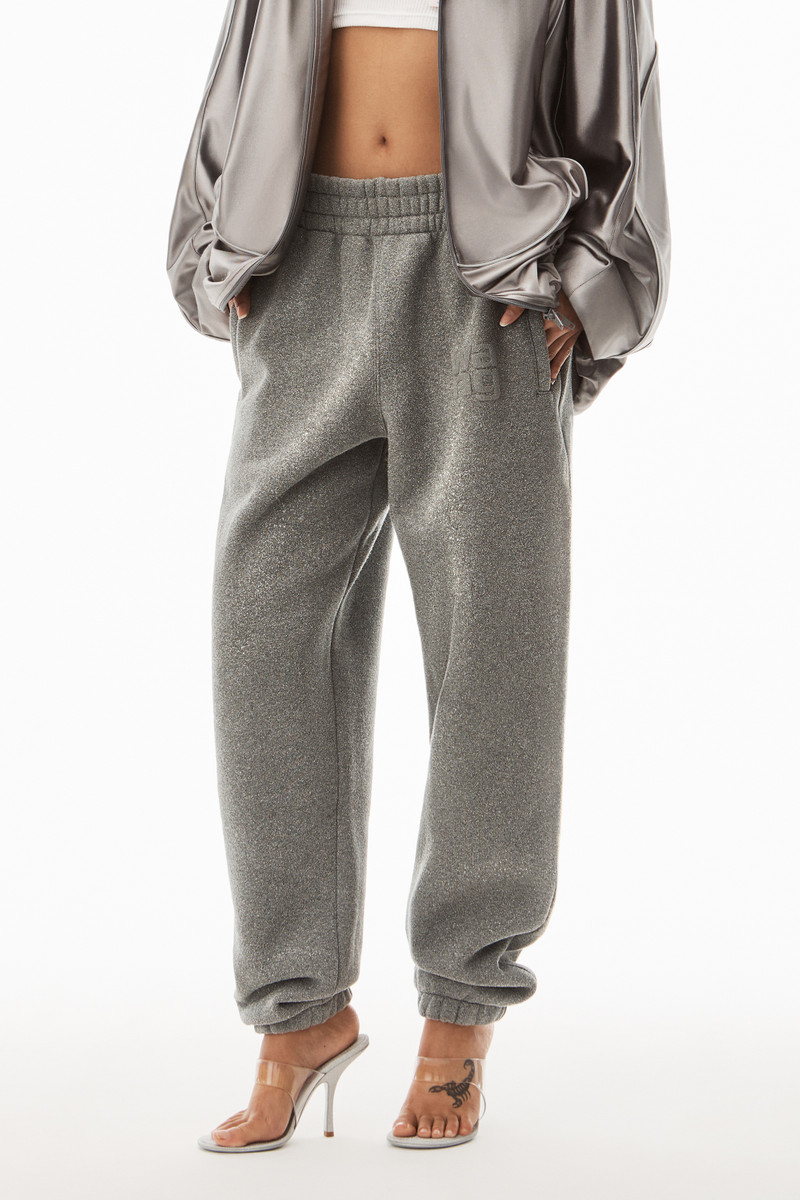 SWEATPANT IN GLITTER TERRY 3