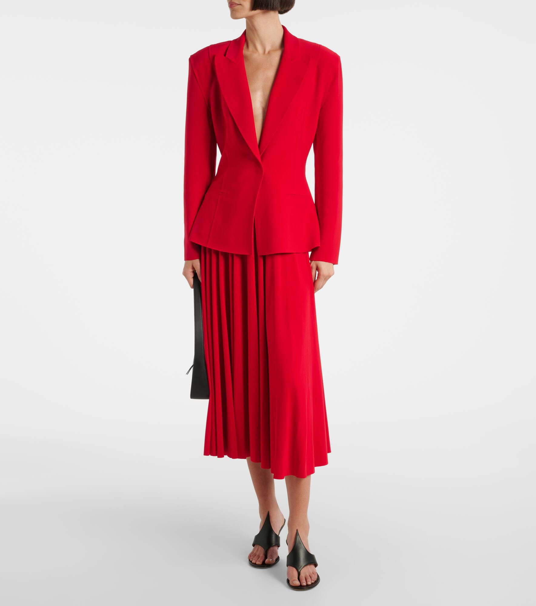 Pleated midi skirt - 2