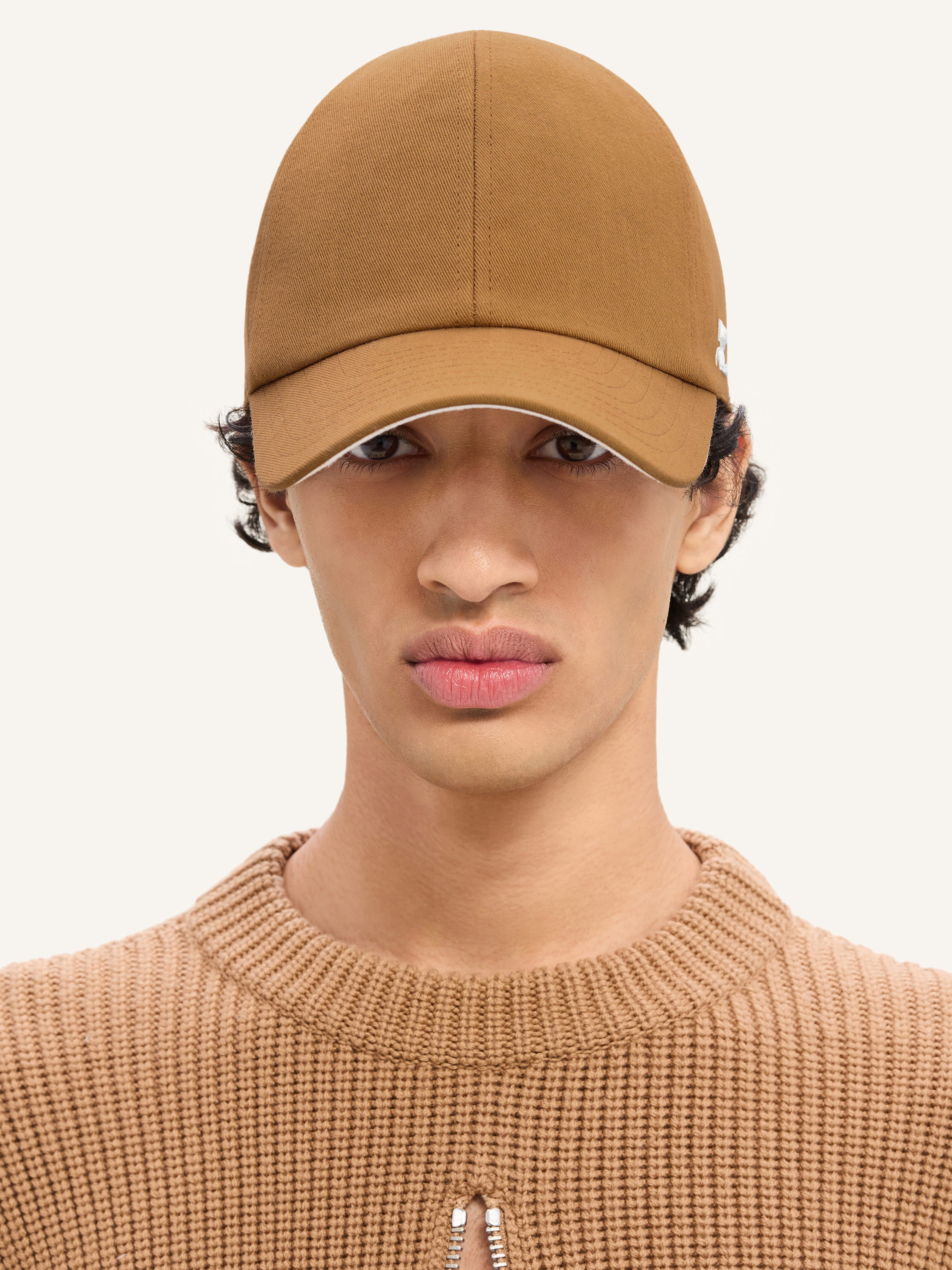 【Courrèges】 Cotton Signature Cap M Courrèges Signature Cotton Cap | Neutrals | FARFETCH CA
