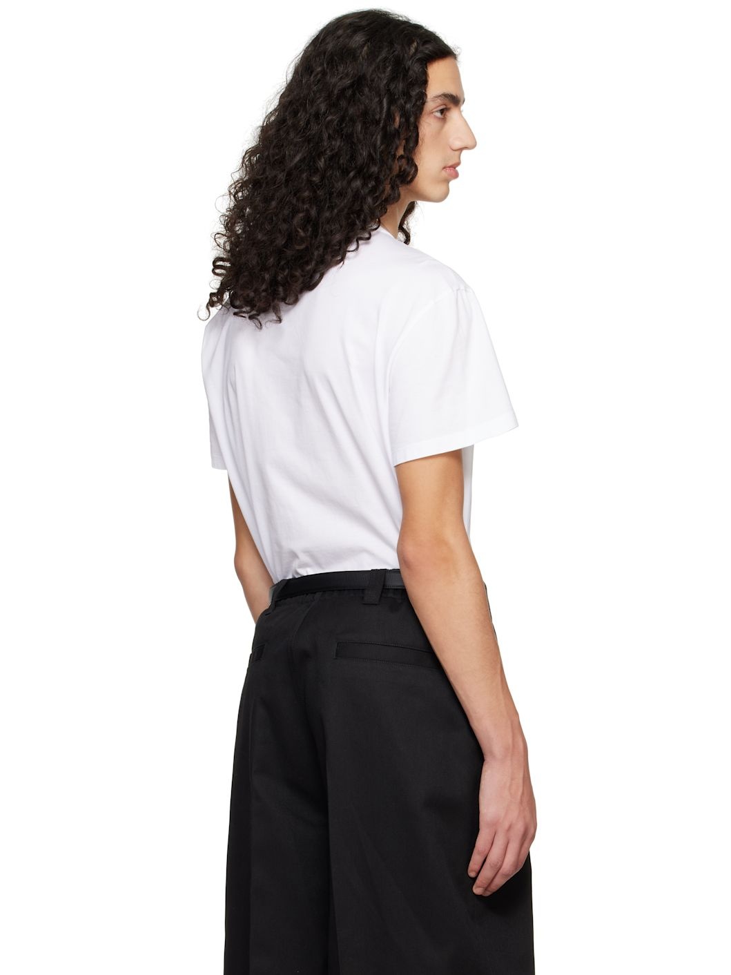 White Distorted Logo T-Shirt - 3