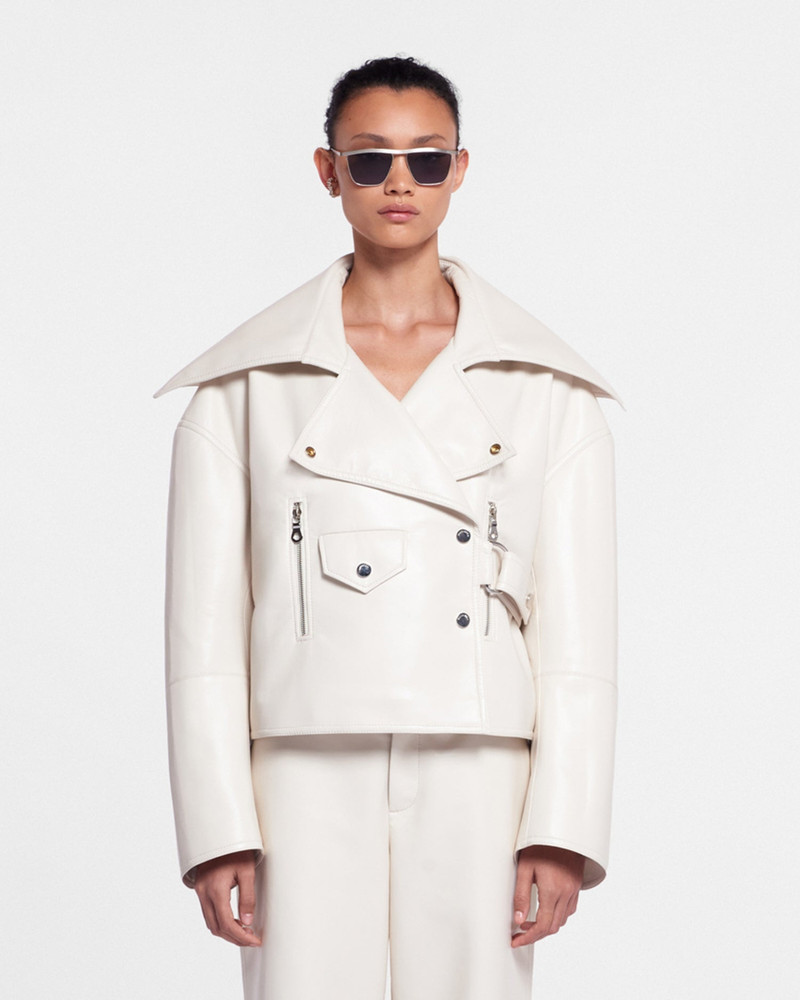 Nanushka Regenerated Leather Jacket outlook