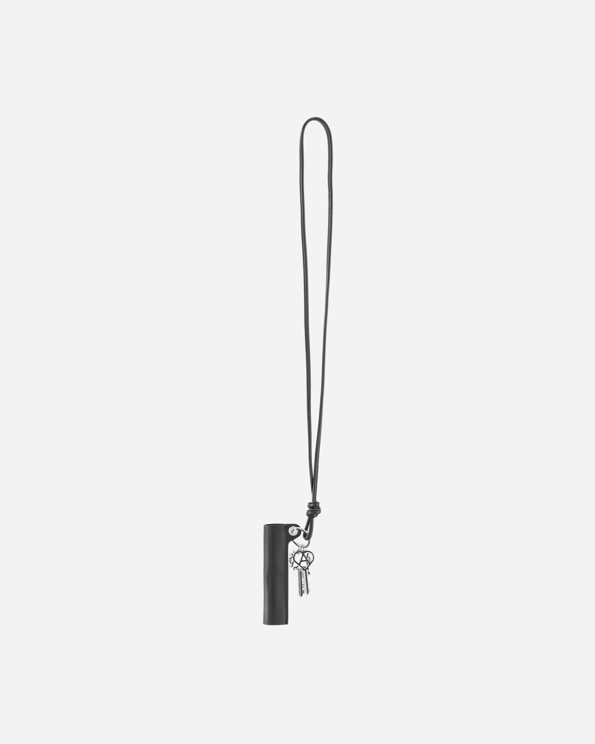 Leather Keychain Black - 2
