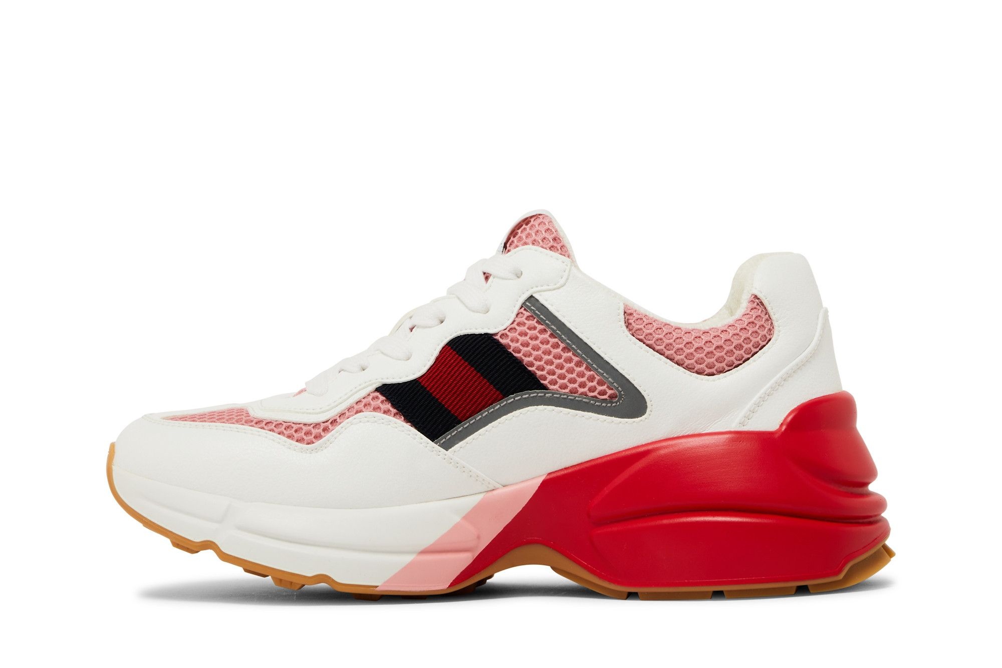 Gucci Wmns Rhyton 'White Pink Reflective' - 3