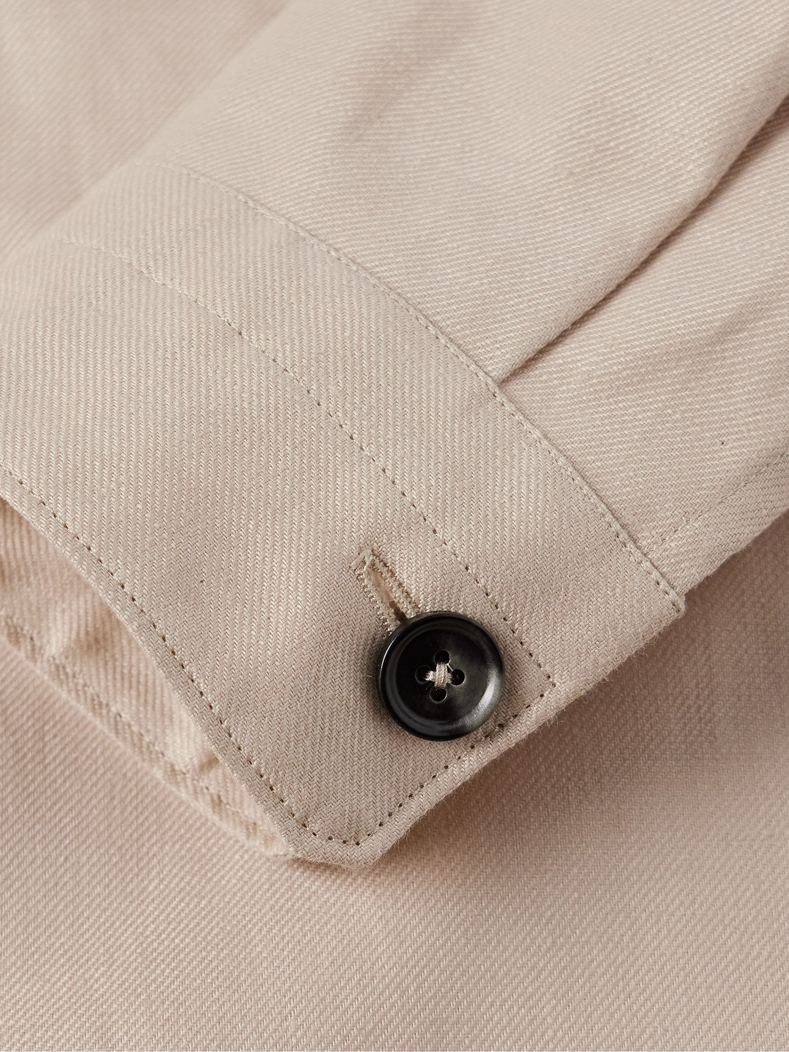Linen-Twill Overshirt Neutral - 5