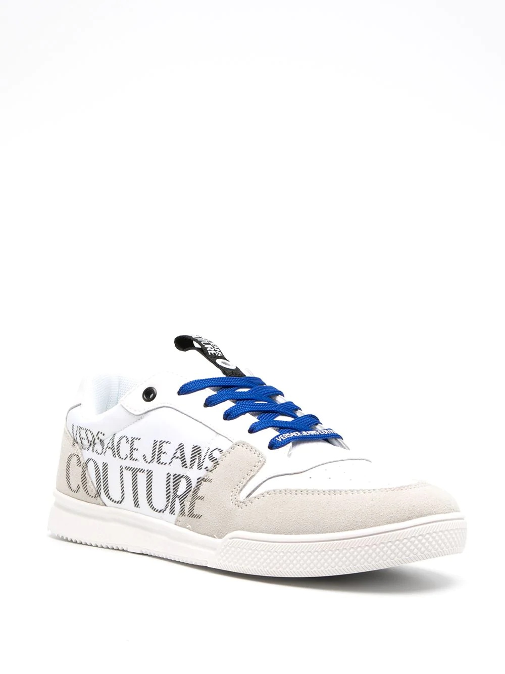 colour-block logo print sneakers - 2