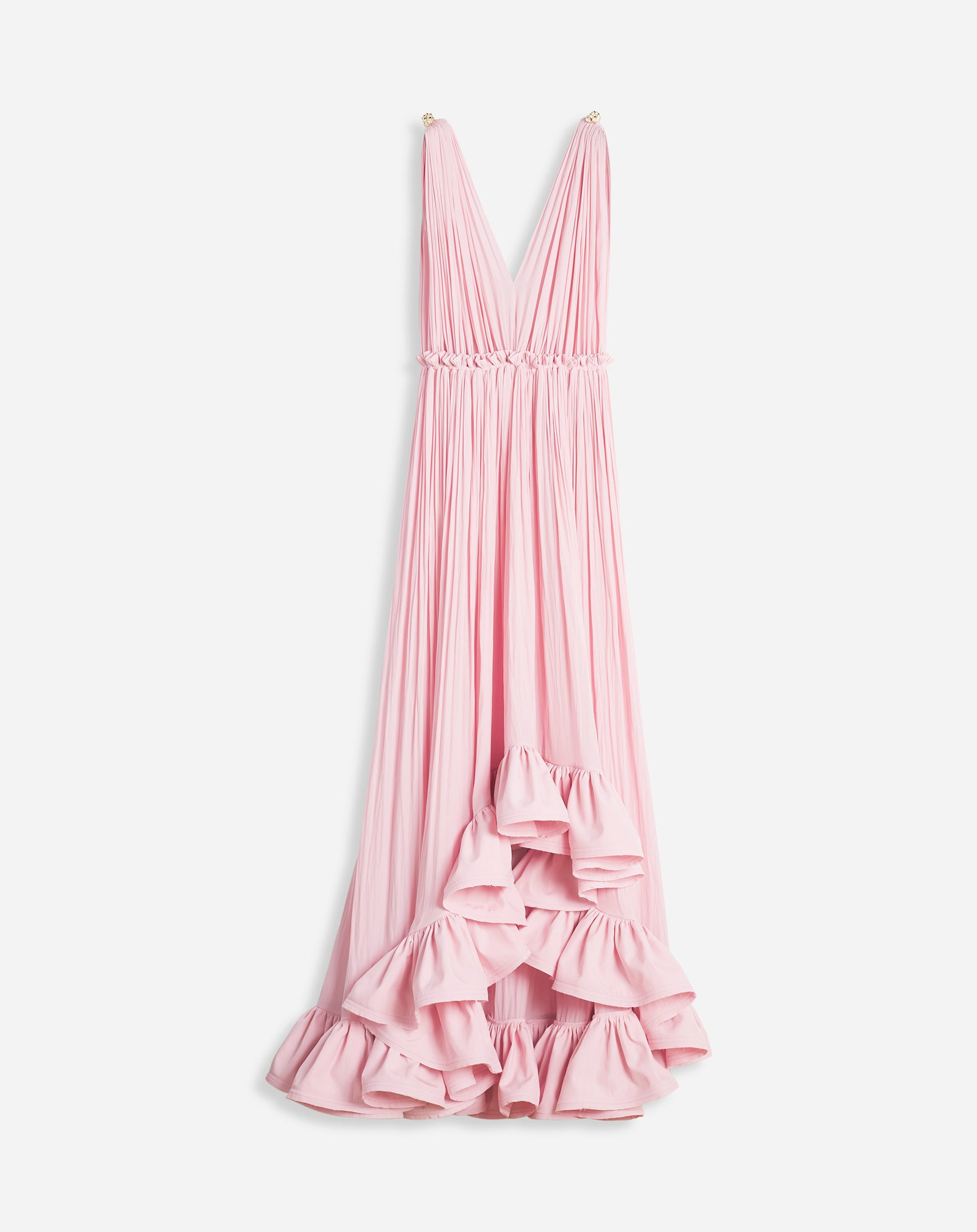 LONG DRESS WITH RUFFLES - 1