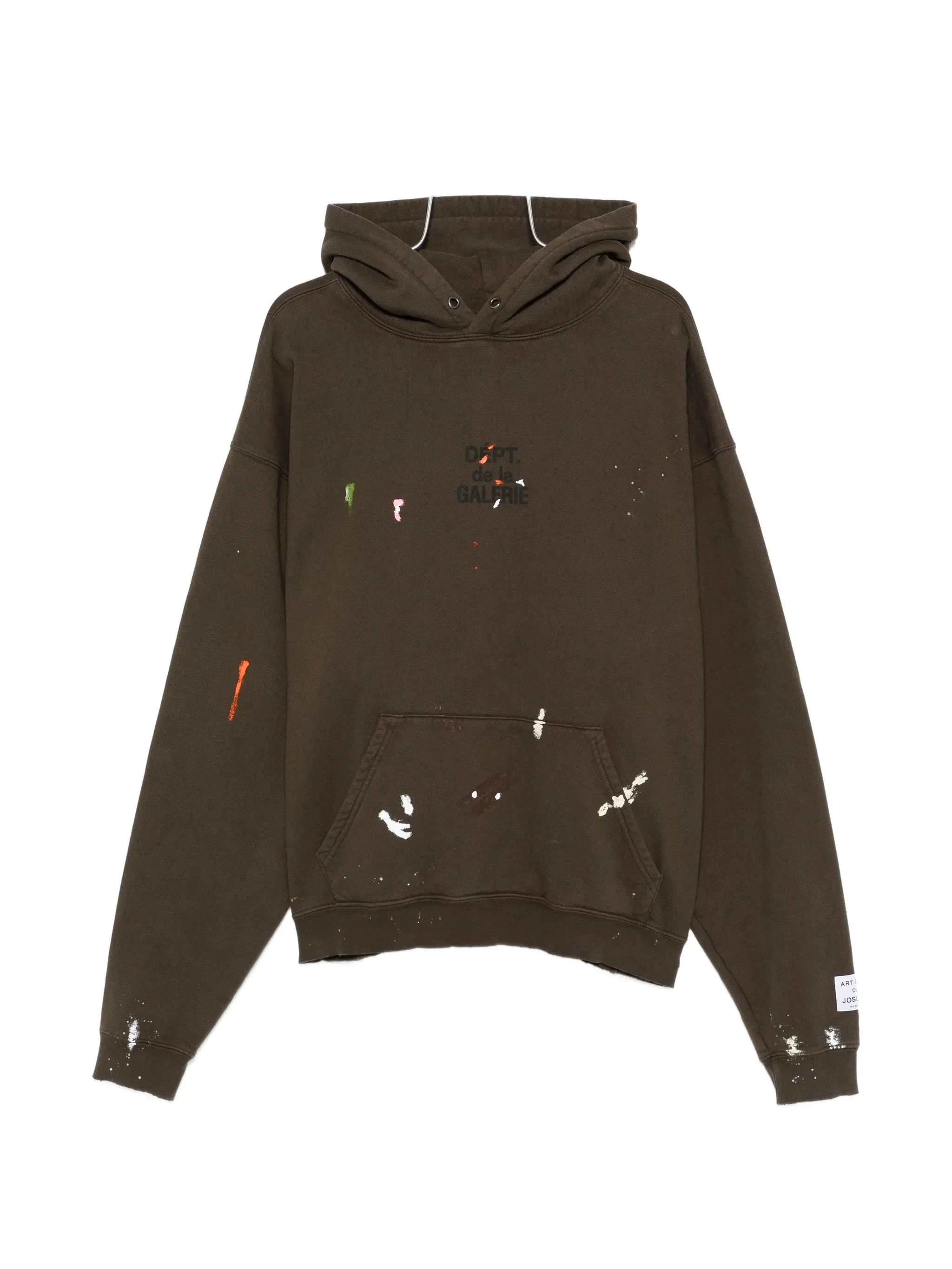 Gallery Dept. Paint-splatter Hooded Sweatshirt - 1