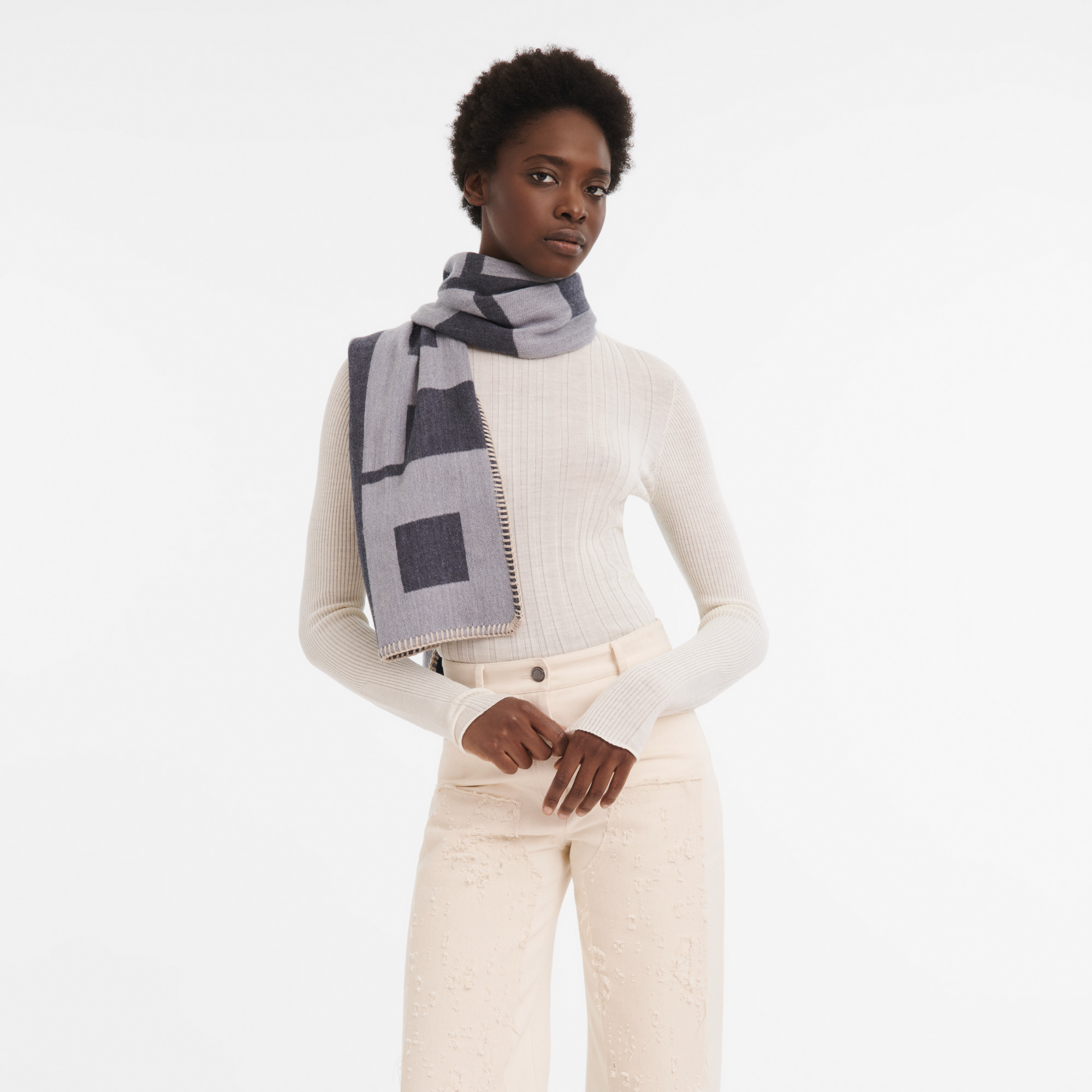 Le Pliage LGP Poney Scarf Grey - OTHER - 2