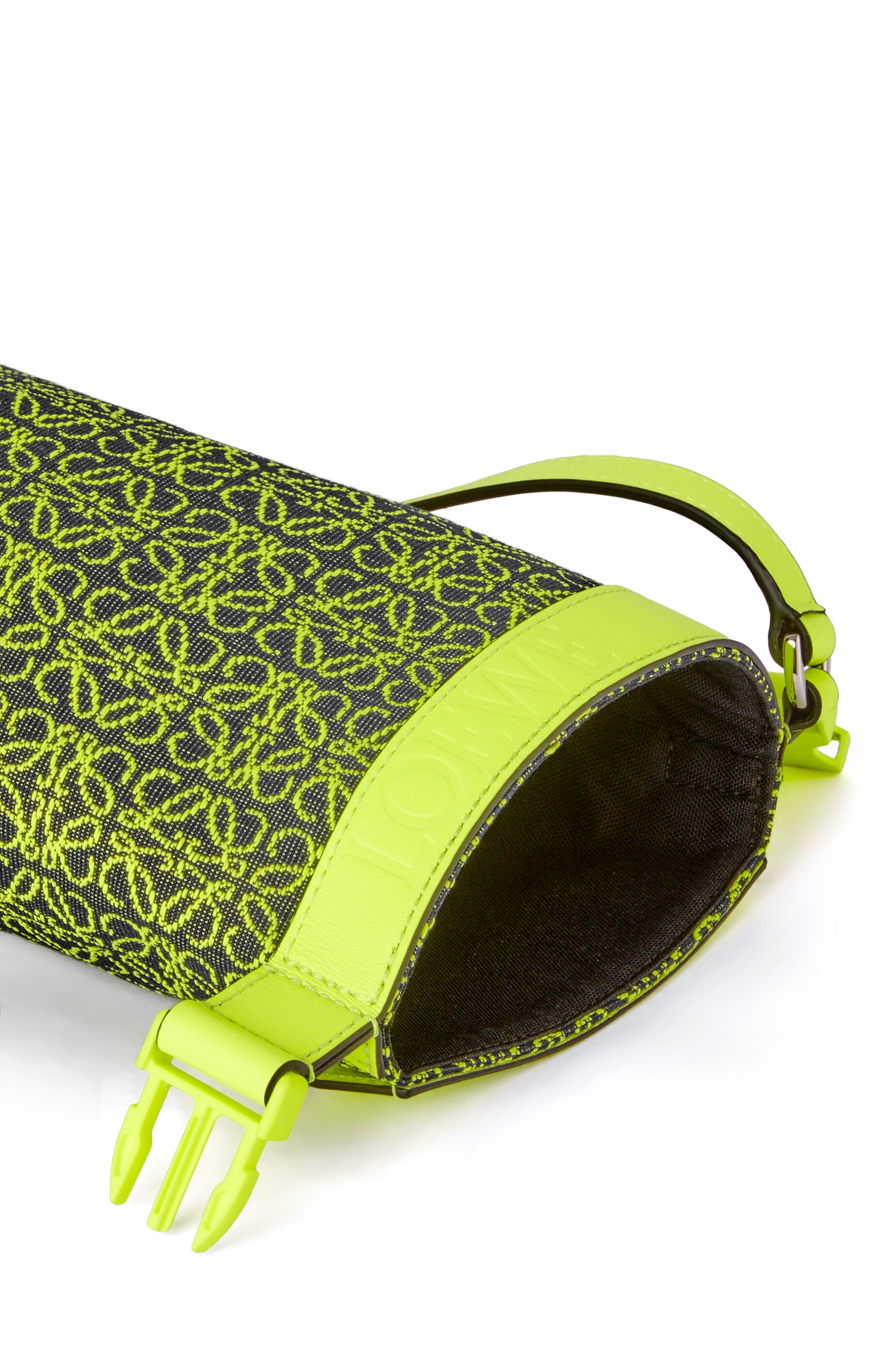 Roll Top Sling in Anagram jacquard and calfskin - 6