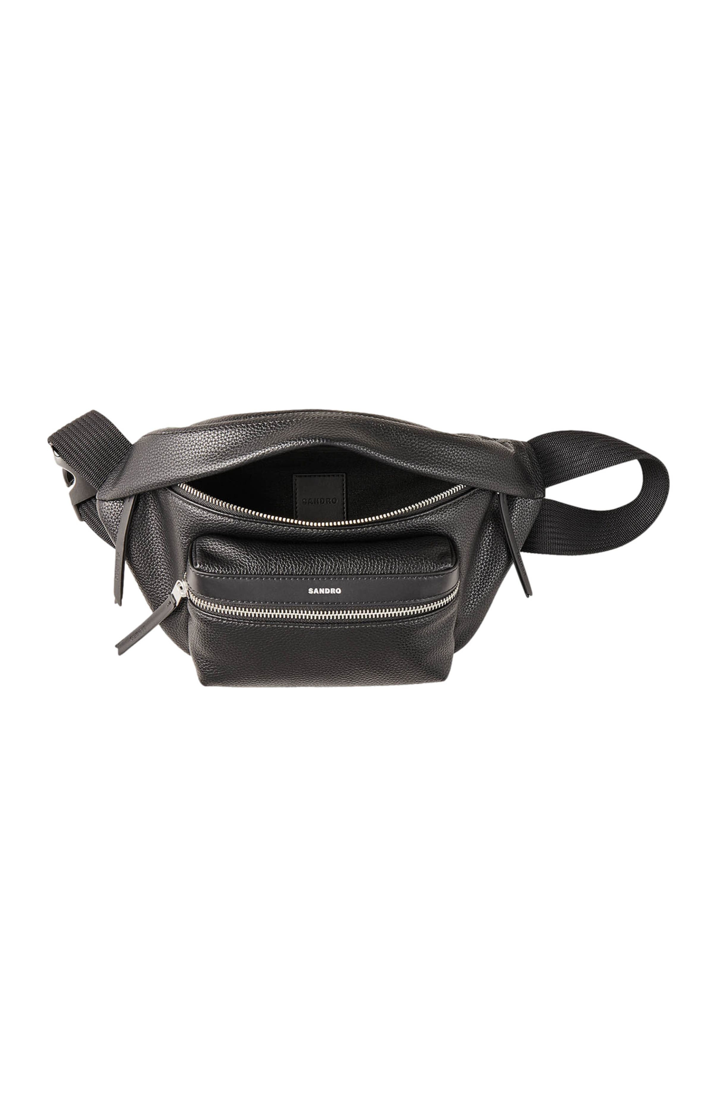 SANDRO Belt bag in Black at Nordstrom - 2