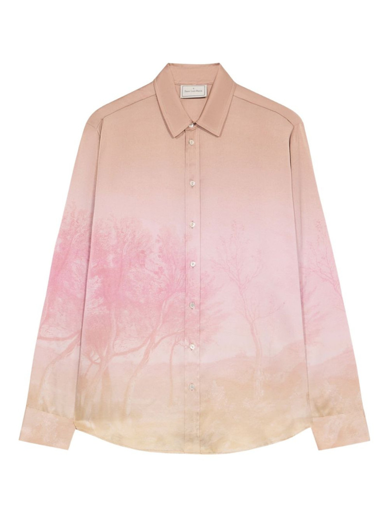 landscape-print shirt 4