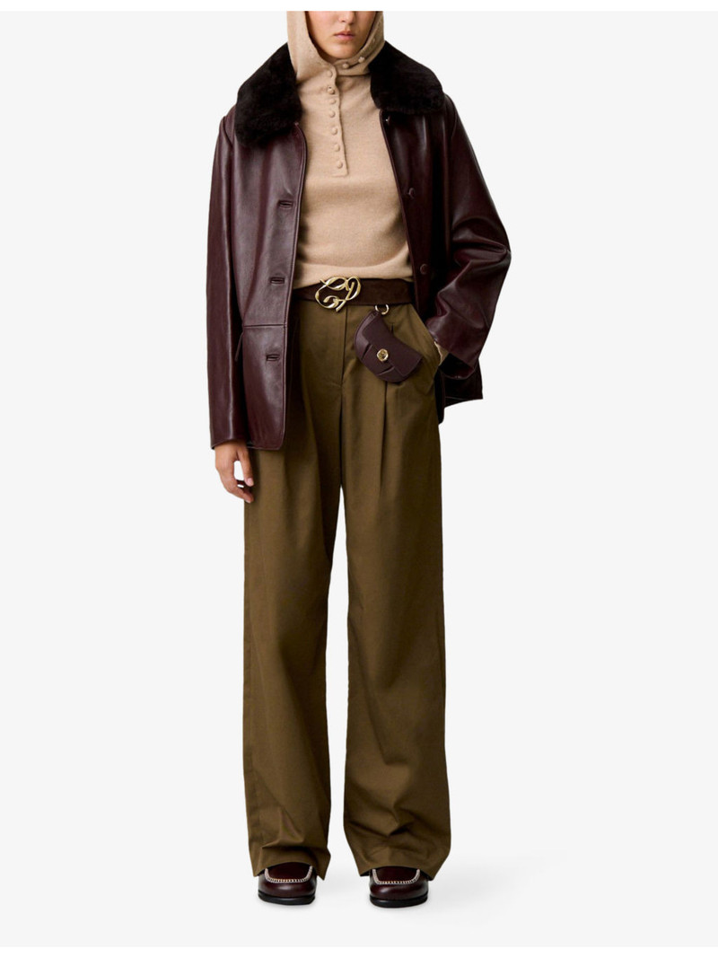 Claudie Pierlot Hooded Slim-Fit Wool And Cashmere-Blend Jumper outlook