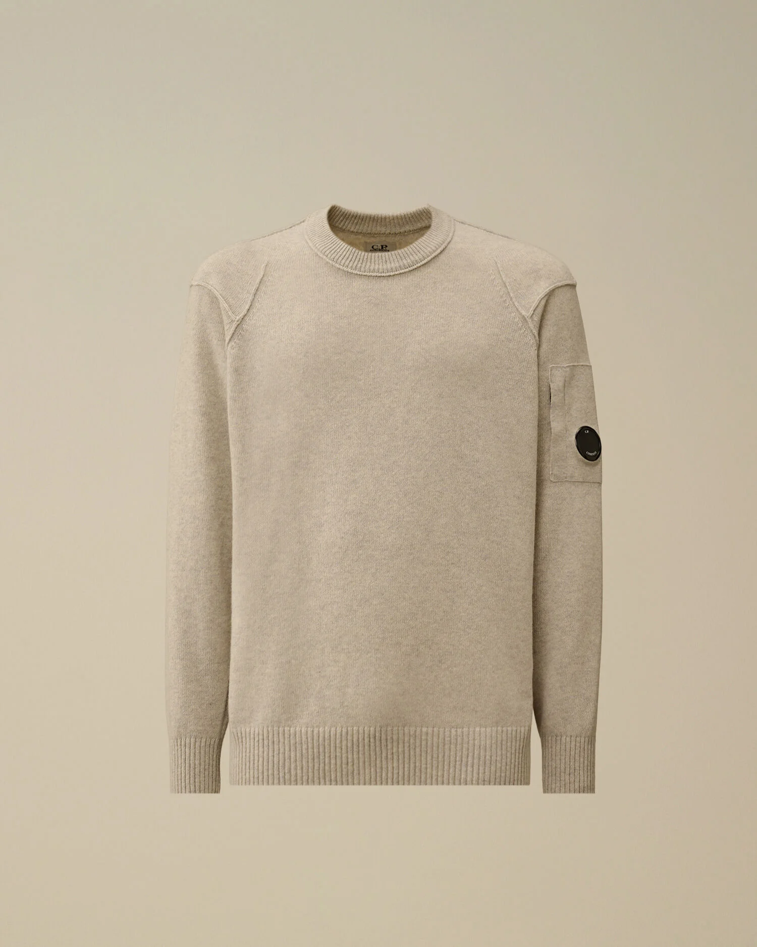 Lambswool GRS Crewneck Lens Sweater - 1