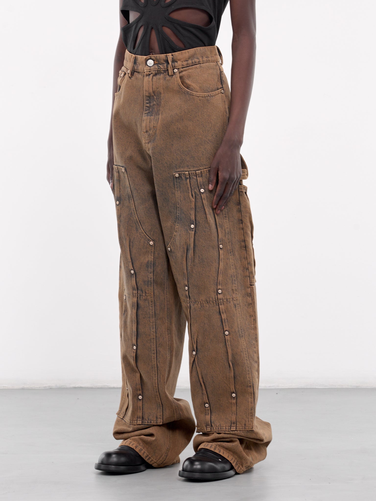 Workwear Multi Rivet Denim Jeans - 2