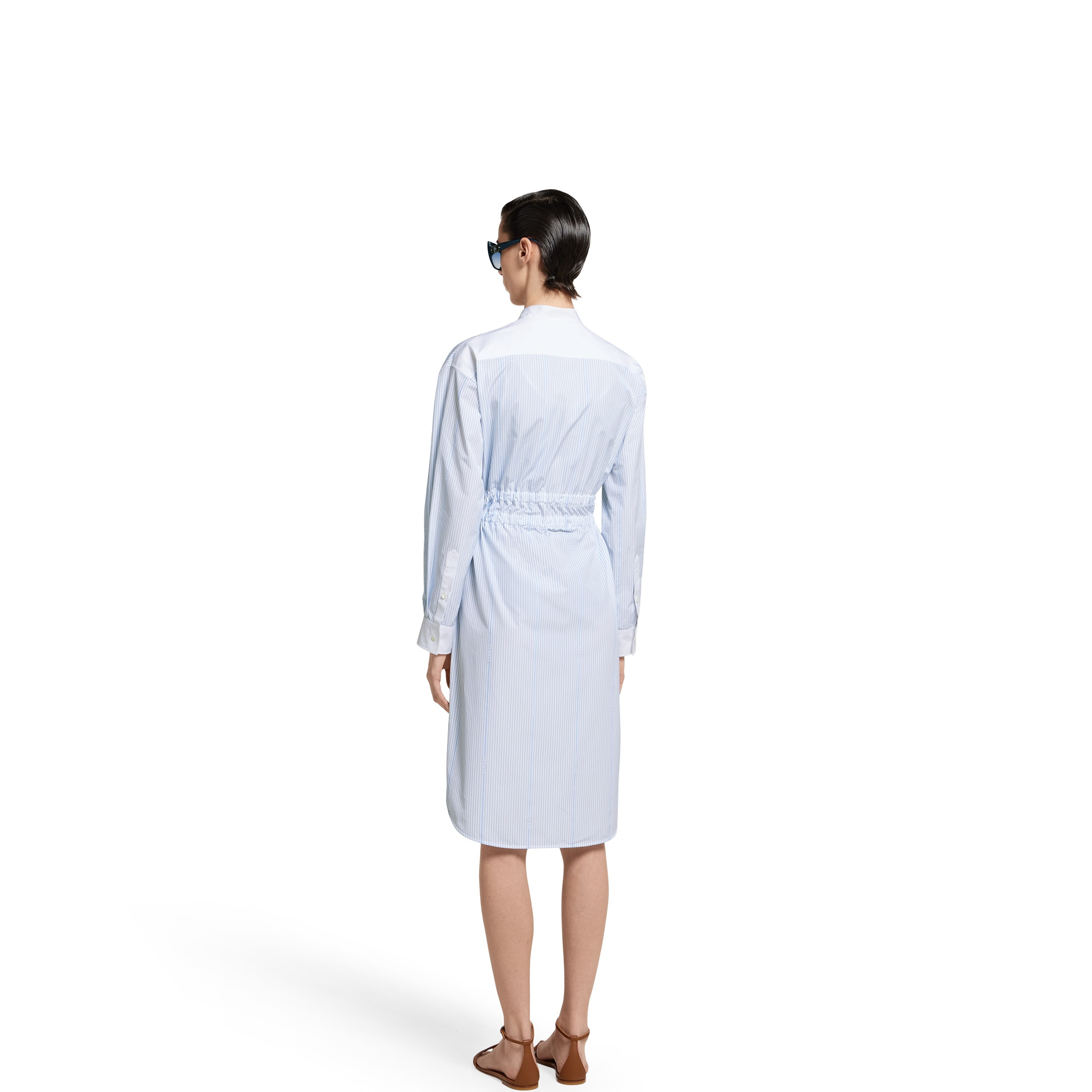 Gucci cotton fil coupé shirt dress - 4