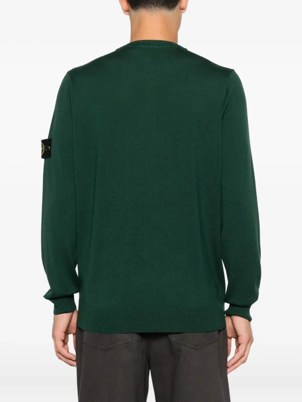 Stone Island Men `Light Rws Pure Wool` Crew-Neck - 4