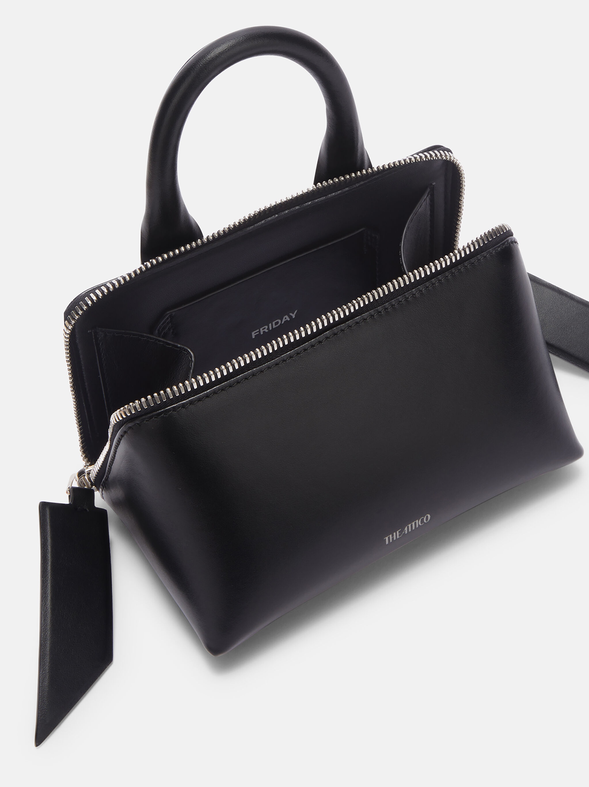 ''FRIDAY'' BLACK MINI HANDBAG - 4