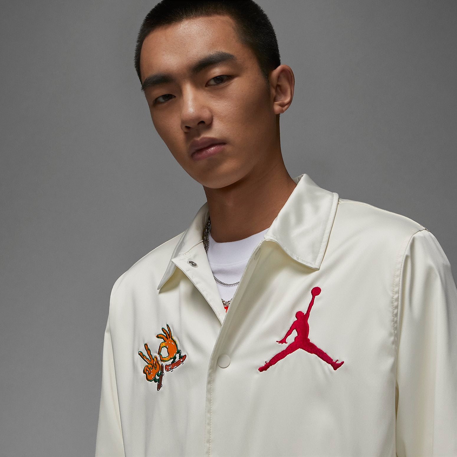 Air Jordan Coach Jacket 'White' FJ7709-133 - 2