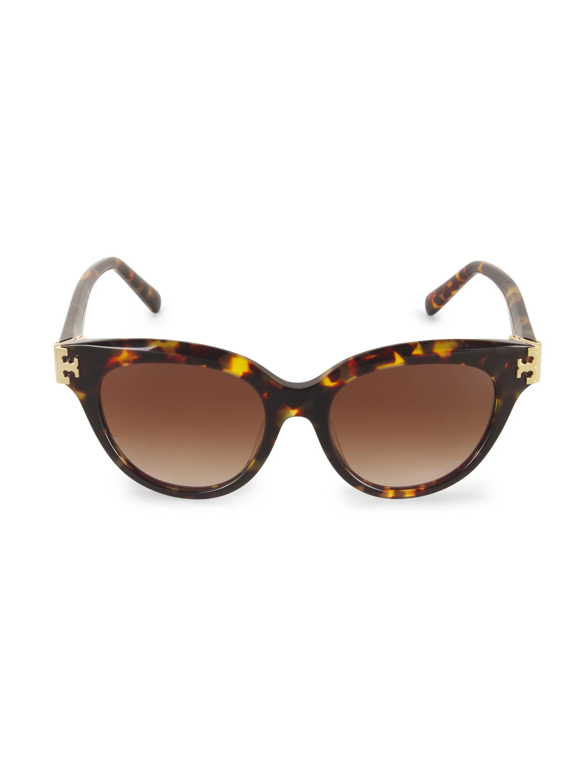Women's 53MM Cat-Eye Sunglasses - Gradient Brown Havana - 1