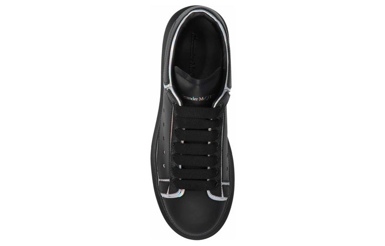 Alexander McQueen Oversized Sneaker 'Black Silver Holo' 645868WIBNV1587 - 3