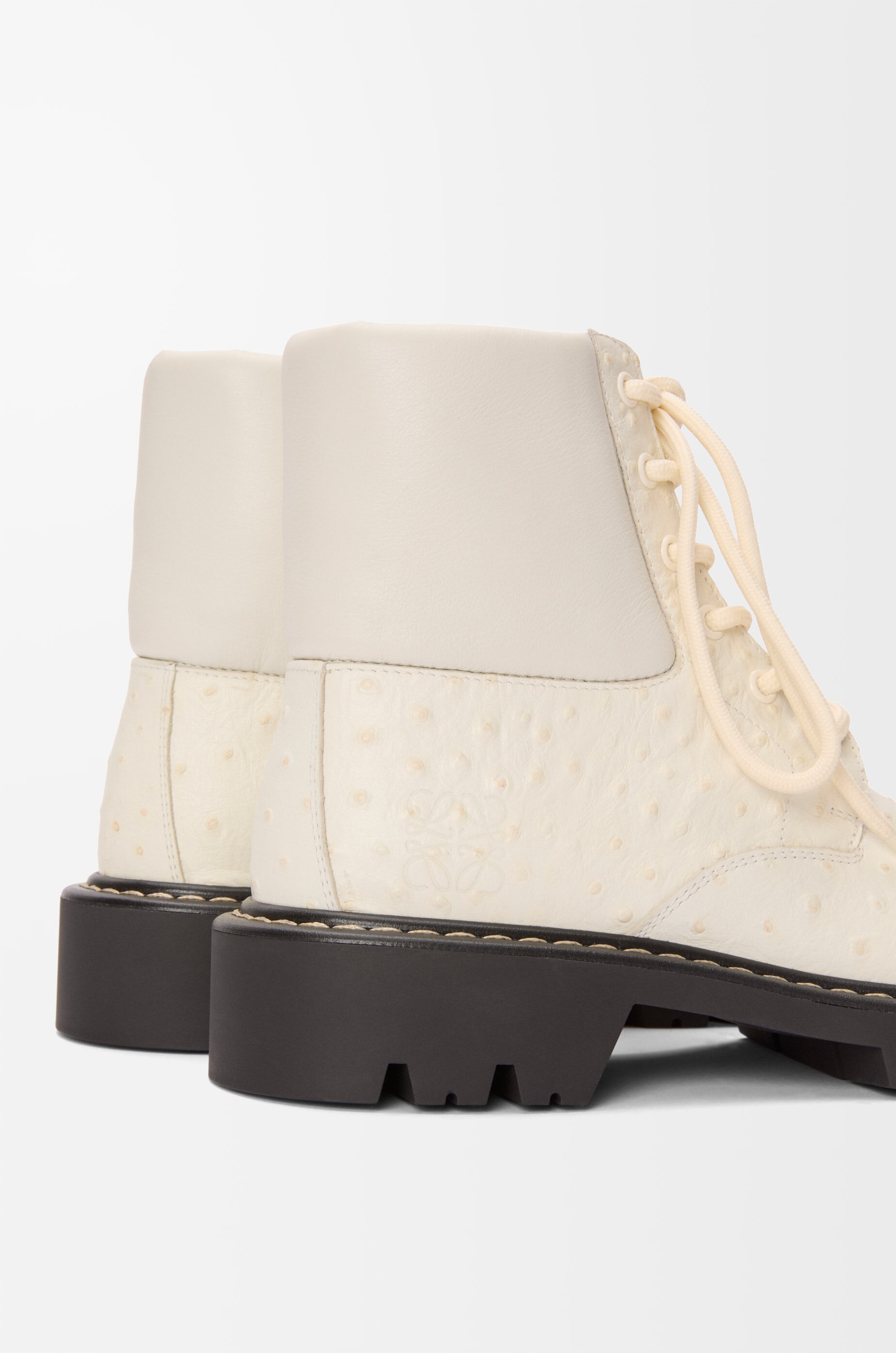 Sierra combat ankle boot in embossed calfskin - 4