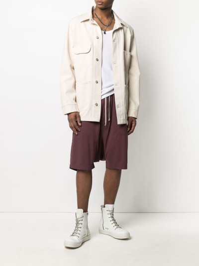 Rick Owens DRKSHDW drop-crotch shorts outlook